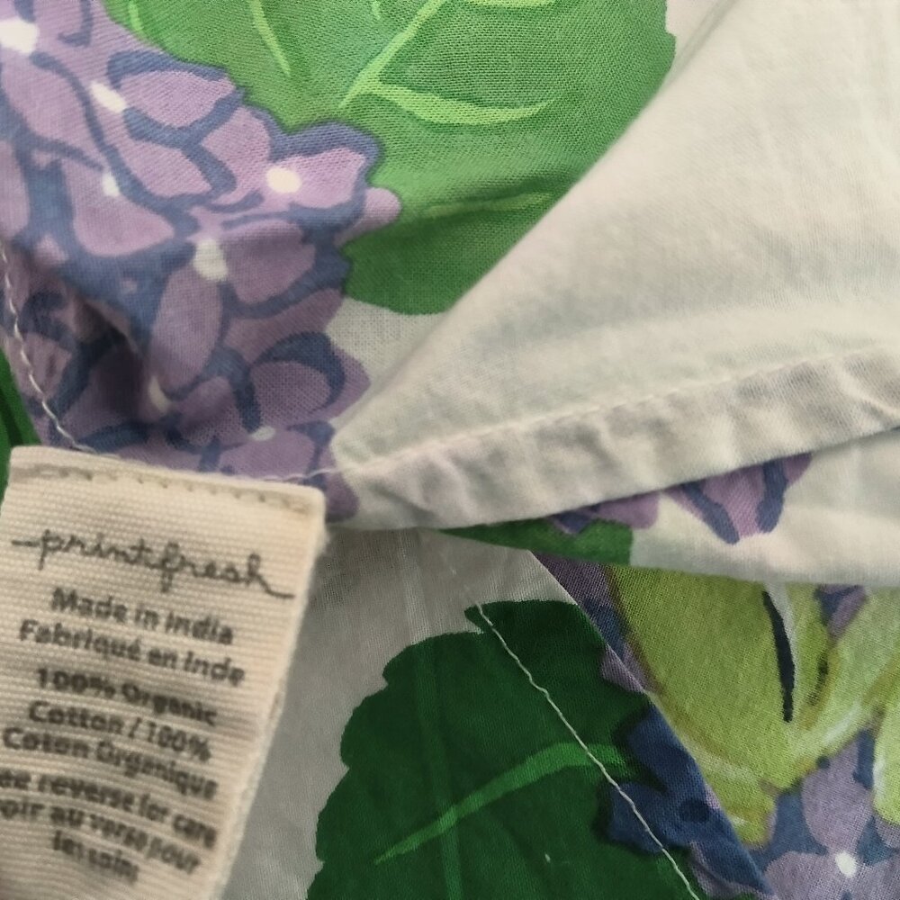 Printfresh  button-down pajama top 100% organic Cotton size S - Picture 6 of 6